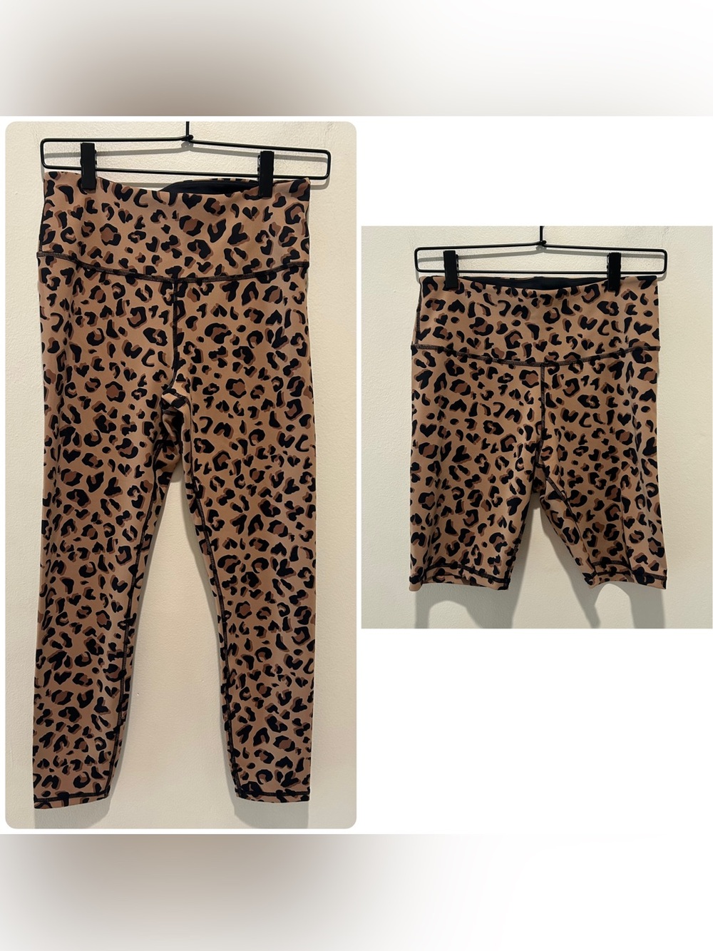 IVL Collective Animal Print Bundle of Leggings and Bike Shorts - Women’s Size 8